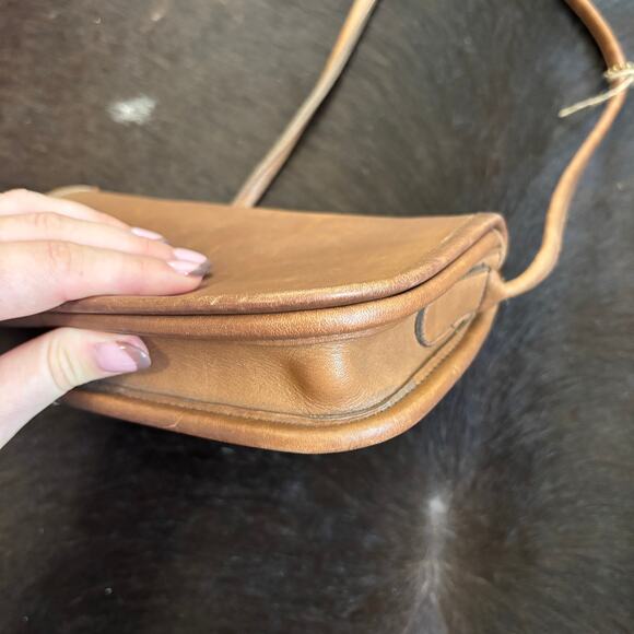 Vintage Coach Tabac Dinky Bean Bag Error - Picture 8 of 11